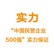 实力——“中国民营企业500强”实力保证